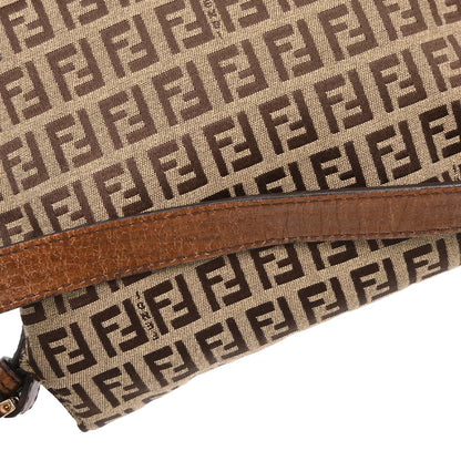 Fendi Brown Zucchino Mamma Baguette Handbag