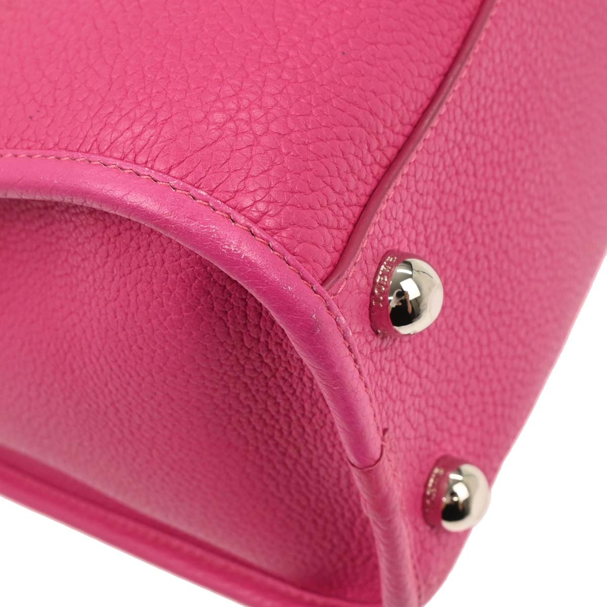 Loewe Pink Leather Handbag