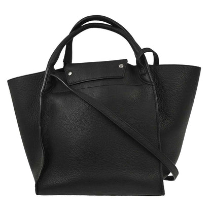 Celine Black Big Bag 2way Shoulder Tote Bag