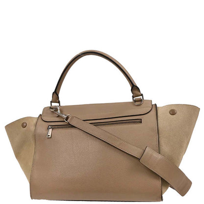 Celine Beige Trapeze 2way Shoulder Handbag