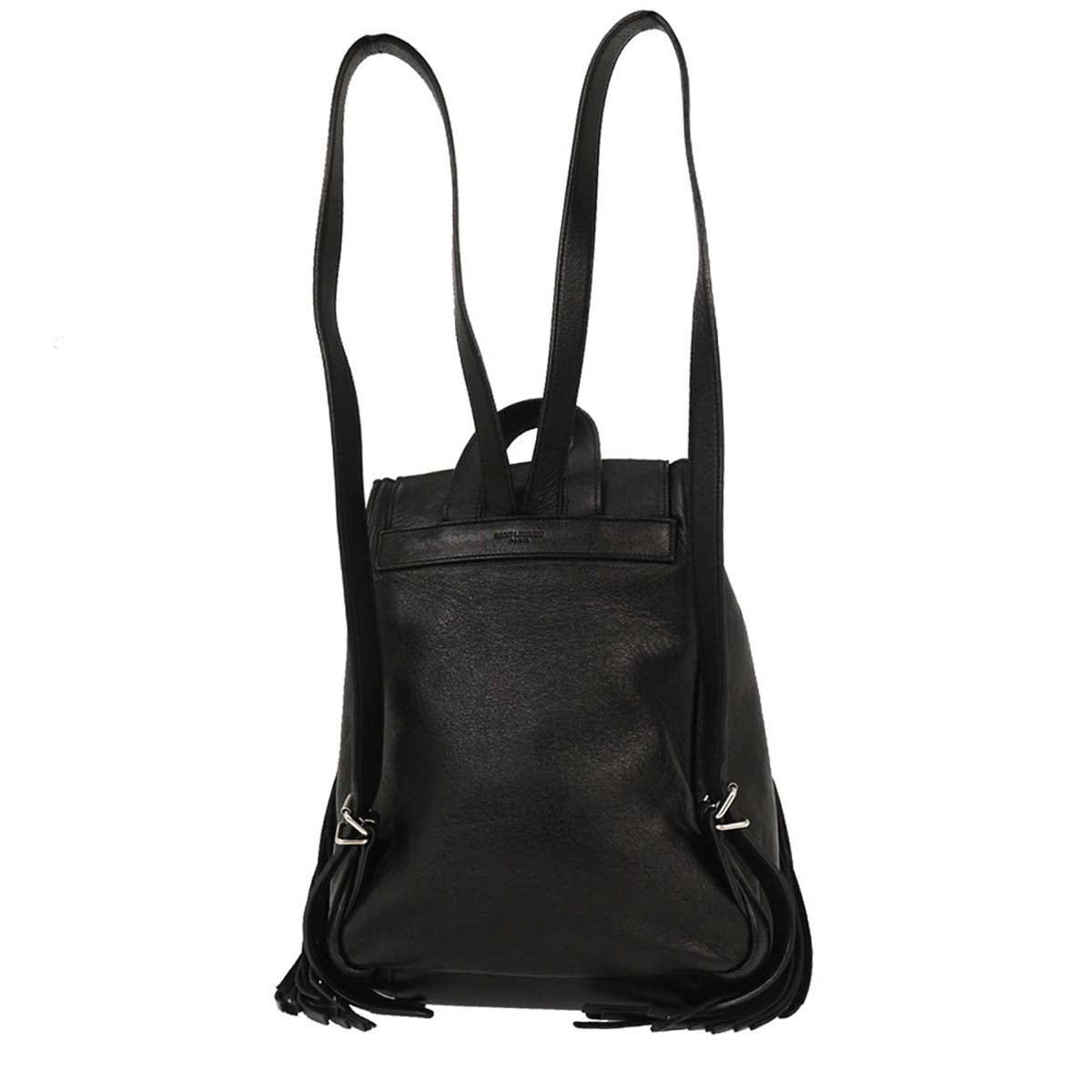 Saint Laurent Black Fringe Festival Backpack