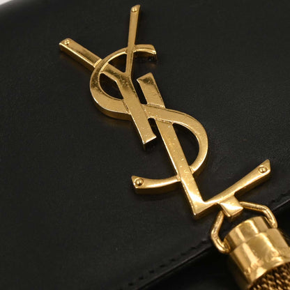 Saint Laurent Black Leather Kate Shoulder Bag