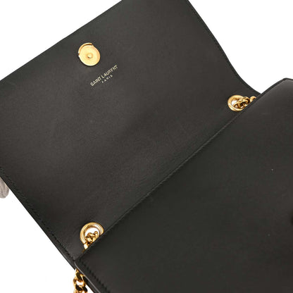 Saint Laurent Black Leather Kate Shoulder Bag