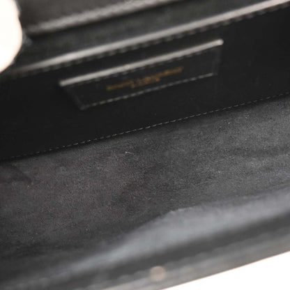 Saint Laurent Black Leather Kate Shoulder Bag