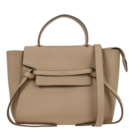 Celine Beige Belt Bag 2way Shoulder Handbag