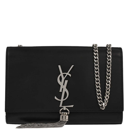Saint Laurent Black Leather Kate Shoulder Bag