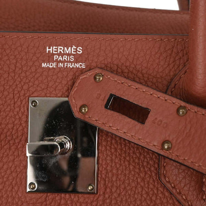 Hermes Cuivre Togo Haut a Courroies 40 Handbag
