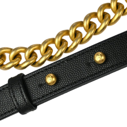 Boy Chanel Black Caviar Small Chain Shoulder Bag