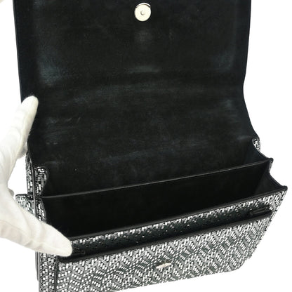 Yves Saint Laurent Silver Sunset Shoulder Bag