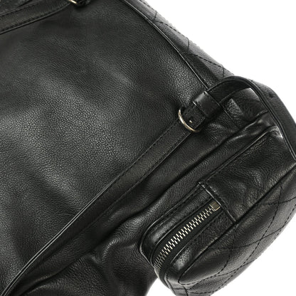 Chanel 2017 Black Calfskin Backpack