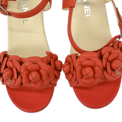 Chanel * Camelia Sandals #37