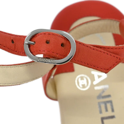 Chanel * Camelia Sandals #37