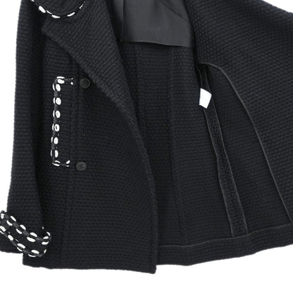 Chanel 2010 Double Breasted Jacket Black #38