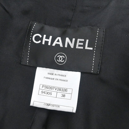 Chanel 2010 Double Breasted Jacket Black #38