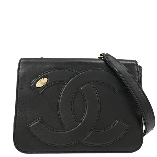Chanel 2019 Black Lambskin Shoulder Bag
