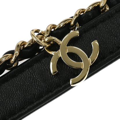 Chanel 2019 Black Lambskin Shoulder Bag