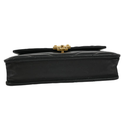 Chanel Black Lambskin Chevron WOC Wallet On Chain