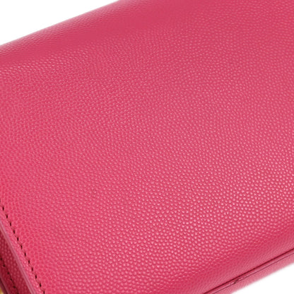 Saint Laurent Pink Leather Kate Shoulder Bag