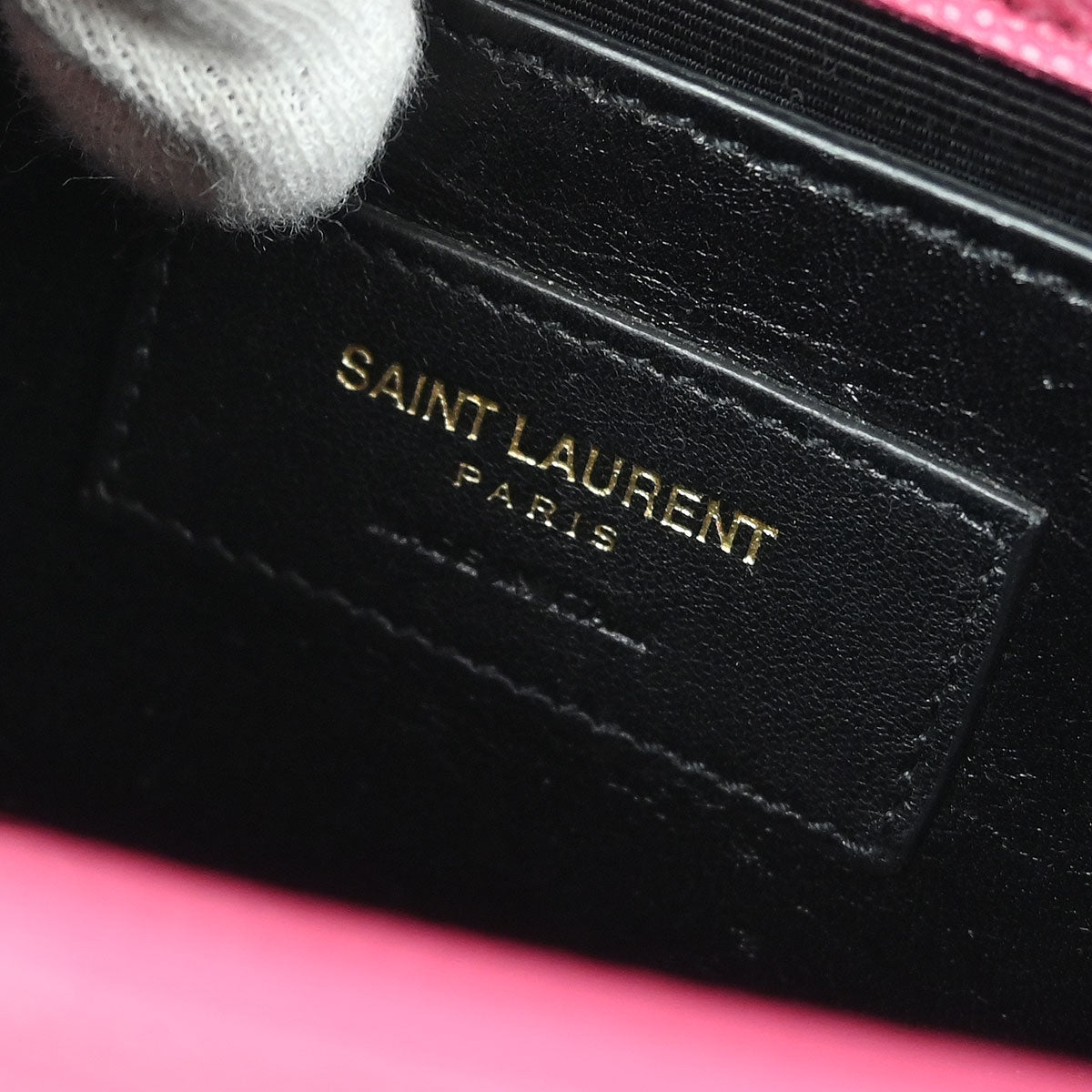 Saint Laurent Pink Leather Kate Shoulder Bag