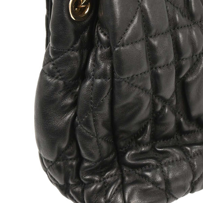 Christian Dior 2010 Black Lambskin Cannage Handbag