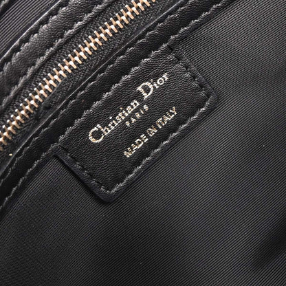 Christian Dior 2010 Black Lambskin Cannage Handbag
