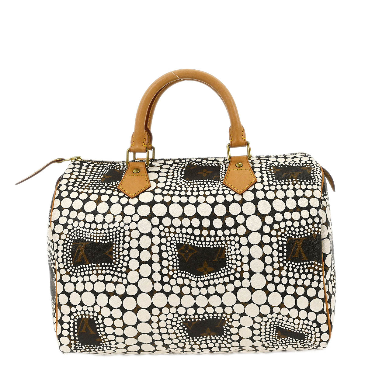 Louis Vuitton White Monogram Town Speedy 30 Handbag M40690