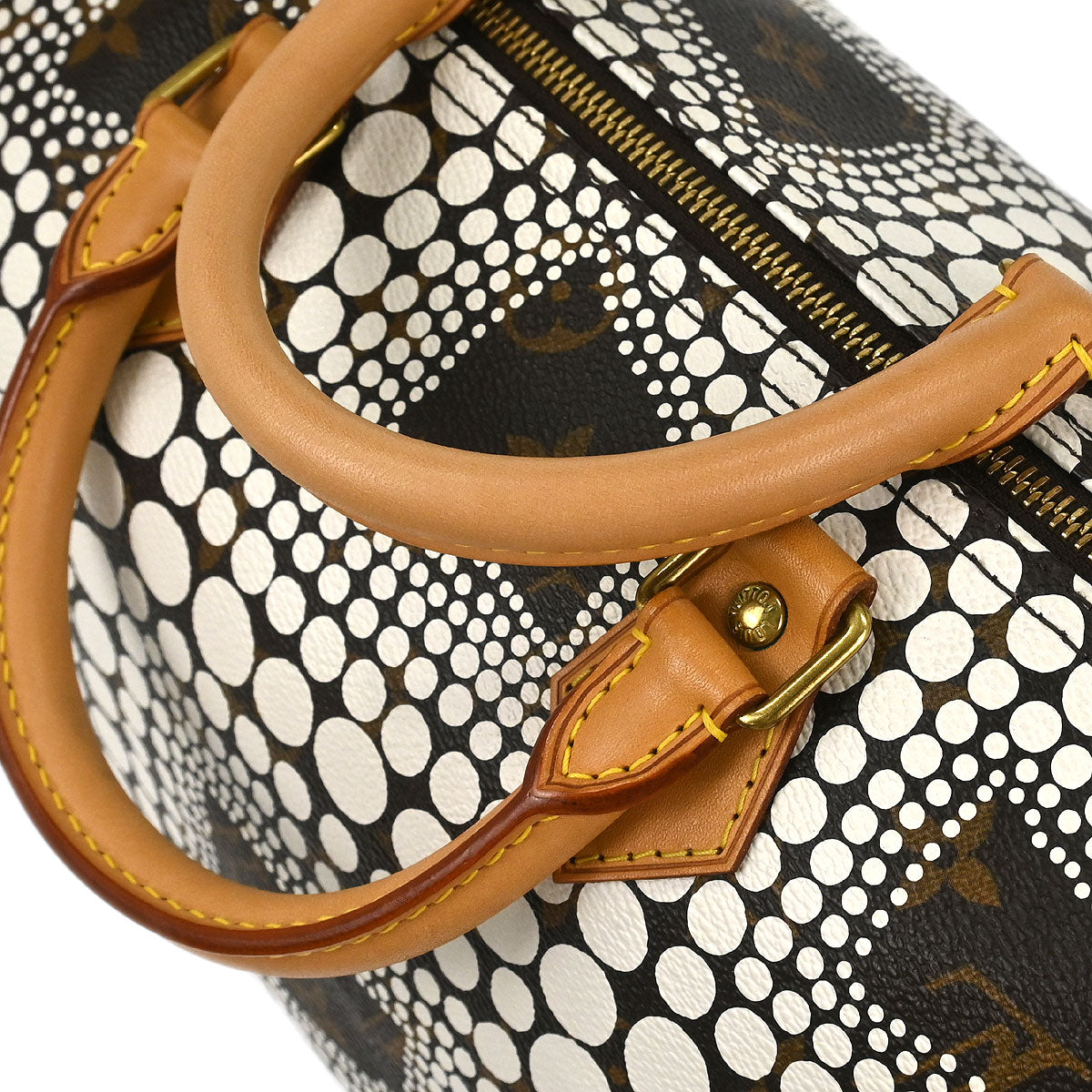 Louis Vuitton White Monogram Town Speedy 30 Handbag M40690