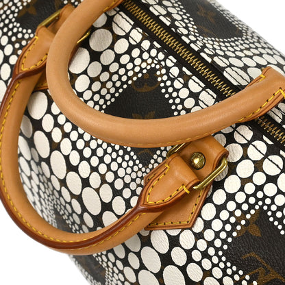 Louis Vuitton White Monogram Town Speedy 30 Handbag M40690