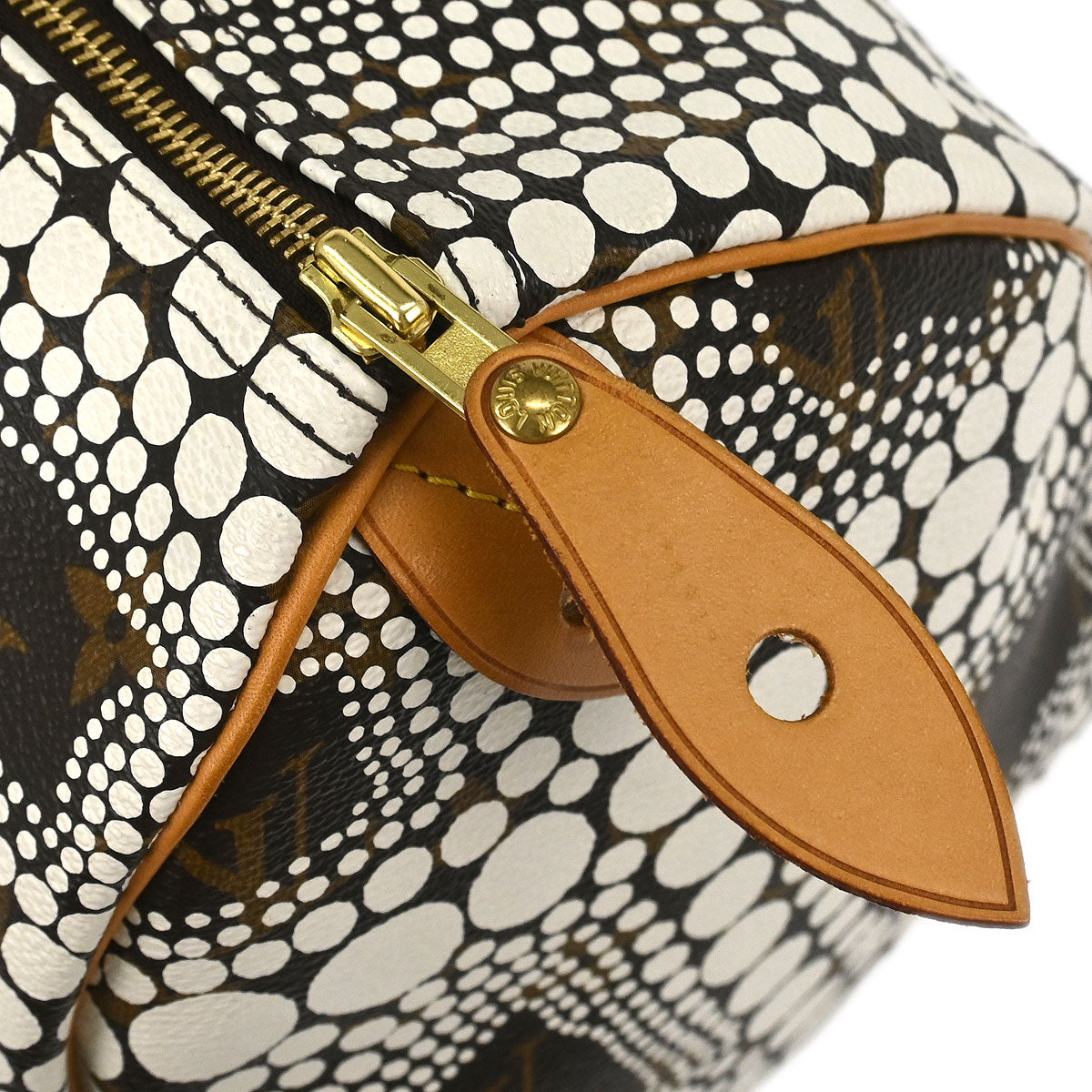 Louis Vuitton White Monogram Town Speedy 30 Handbag M40690