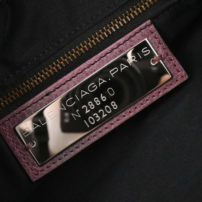 Balenciaga Purple Leather Classic The First 2way Shoulder Handbag