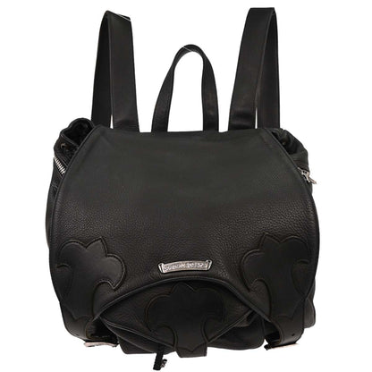 Chrome Hearts Black Leather Gunslinger Backpack