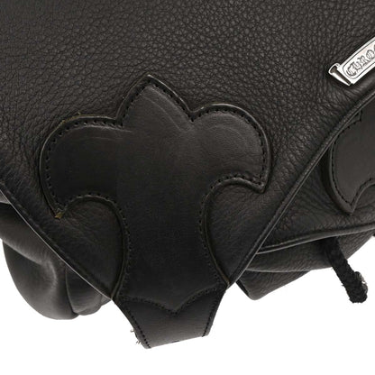 Chrome Hearts Black Leather Gunslinger Backpack