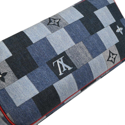 Louis Vuitton 2019 Monogram Denim Neverfull MM Shoulder Tote Bag M44981