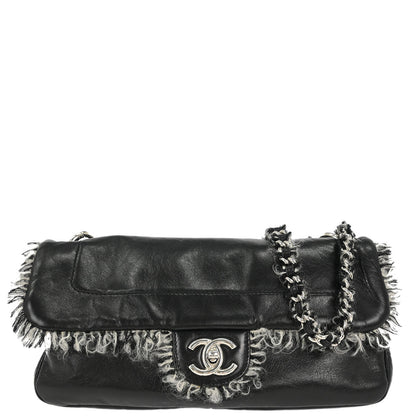 Chanel 2010-2011 Black Lambskin Shoulder Bag