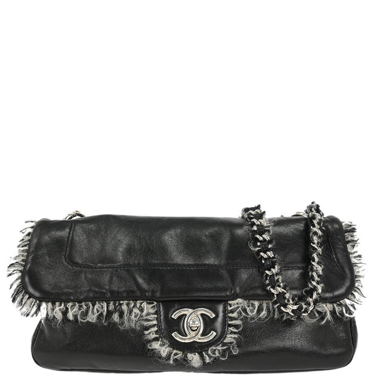 Chanel 2010-2011 Black Lambskin Shoulder Bag