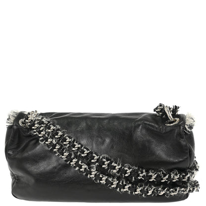 Chanel 2010-2011 Black Lambskin Shoulder Bag
