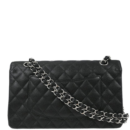Chanel Black Caviar Medium Classic Double Flap Shoulder Bag