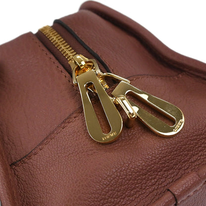 Loewe Brown Leather Amazona 28 Handbag