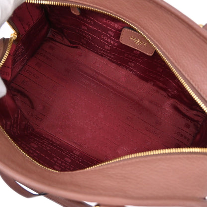 Loewe Brown Leather Amazona 28 Handbag