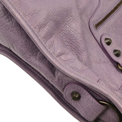 Balenciaga Purple The City Handbag