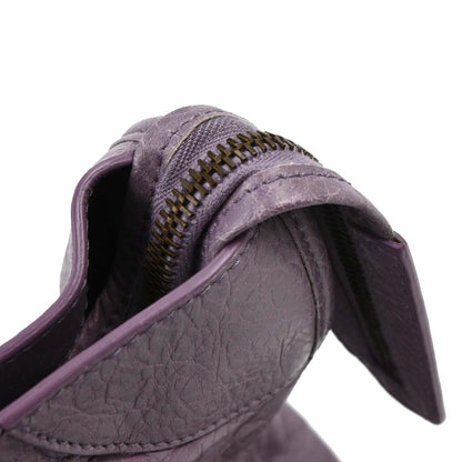 Balenciaga Purple The City Handbag