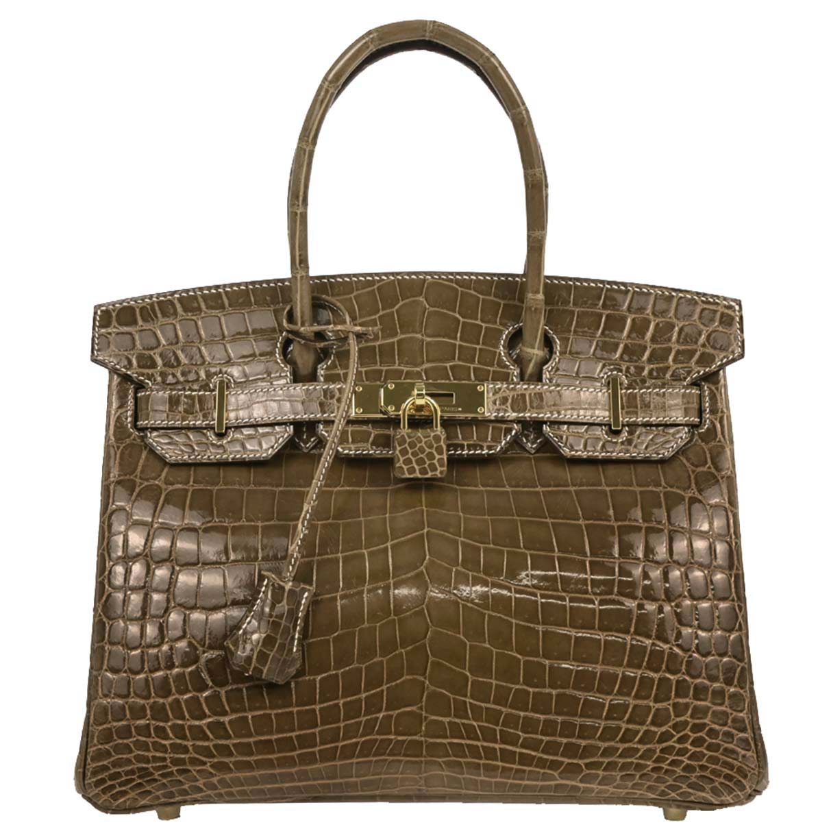 Hermes * Ficelle Niloticus Birkin 30 Handbag