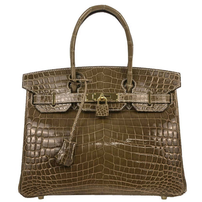 Hermes * Ficelle Niloticus Birkin 30 Handbag