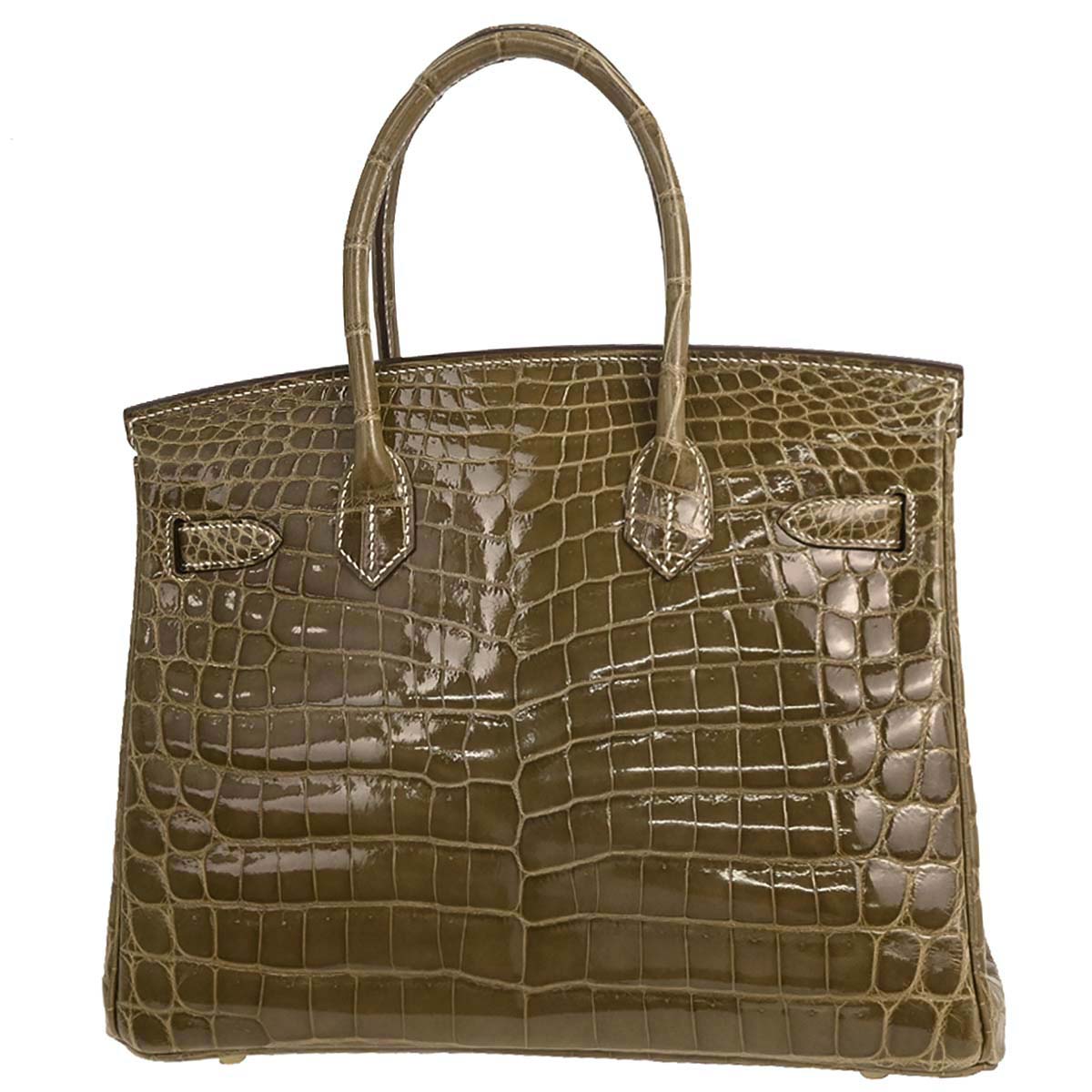 Hermes * Ficelle Niloticus Birkin 30 Handbag