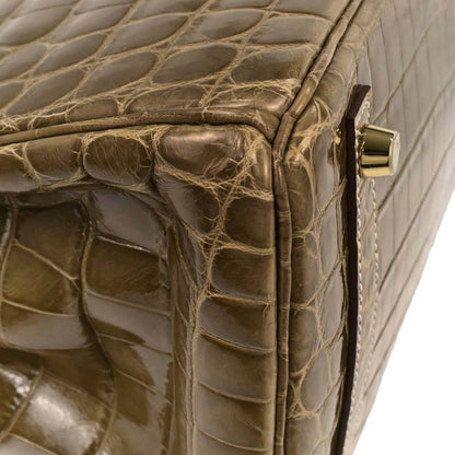 Hermes * Ficelle Niloticus Birkin 30 Handbag