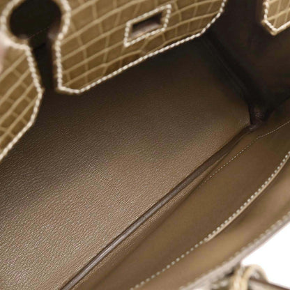 Hermes * Ficelle Niloticus Birkin 30 Handbag