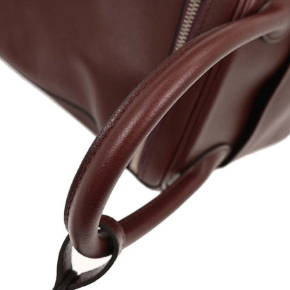 Hermes Bordeaux Evercolor Lindy 30 Shoulder Bag