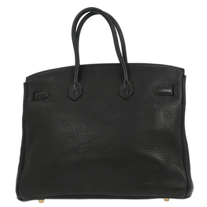 Hermes Black Togo Birkin 35 Handbag