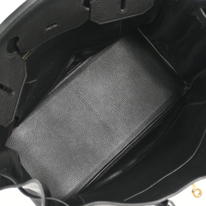 Hermes Black Togo Birkin 35 Handbag