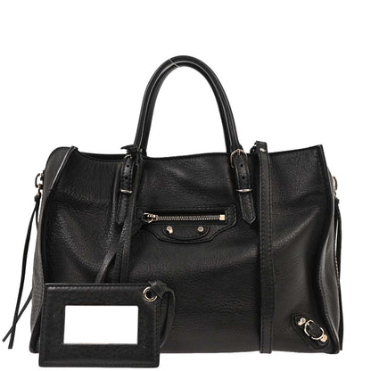 Balenciaga Black Papier A6 Tote Shoulder Bag